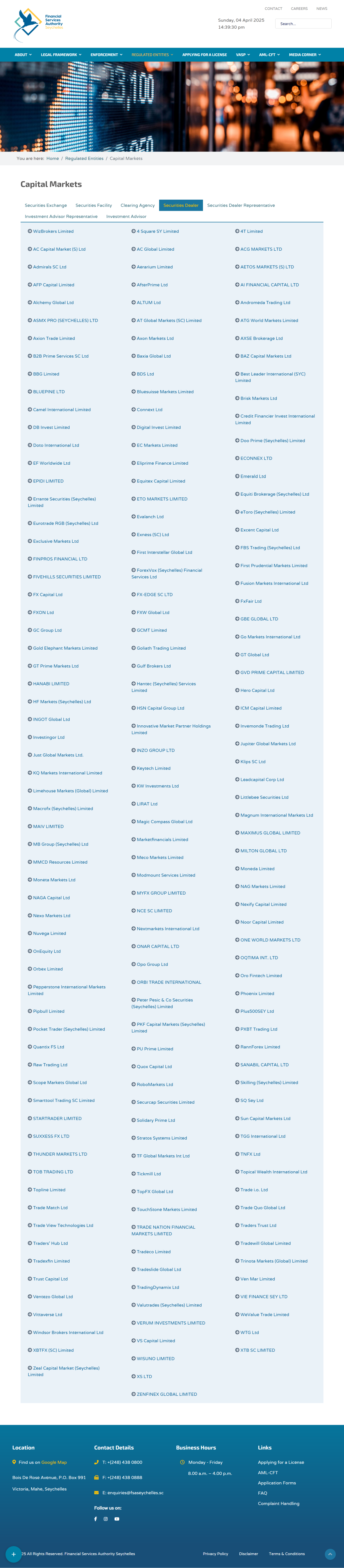 Seychelles Financial Services Authority (FSA)