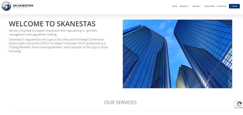 SKANESTAS official website