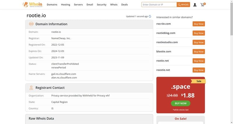 Rootie官网注册时间