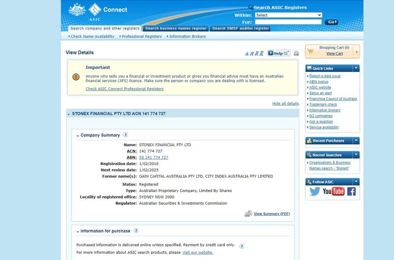 Regulation Inquiry with ASIC