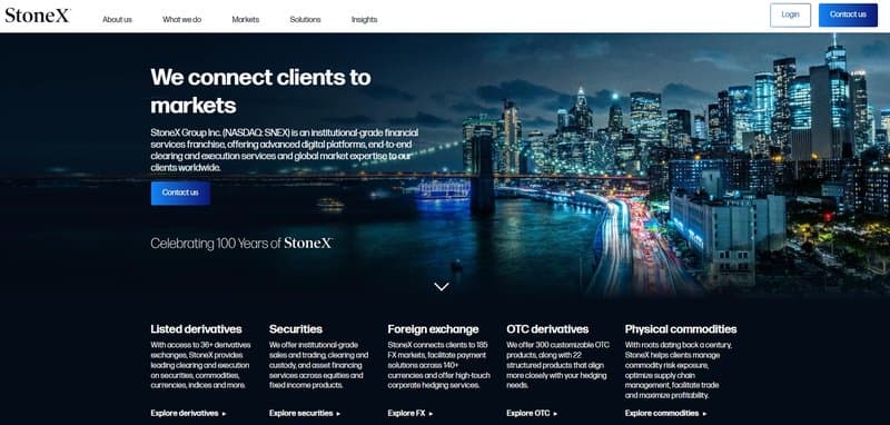 StoneX Official Website