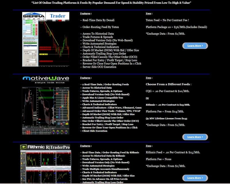 Deep Discount Trading的交易平台