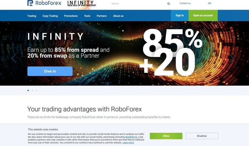 RoboForex Official Website