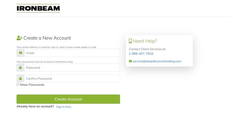 Deep Discount Trading的账户注册