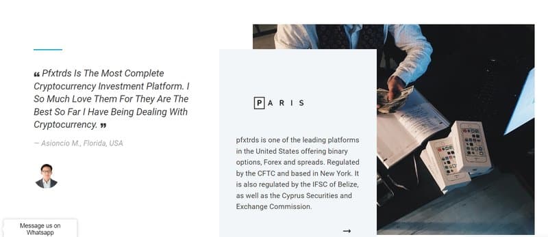 pfxtrds Trading Products