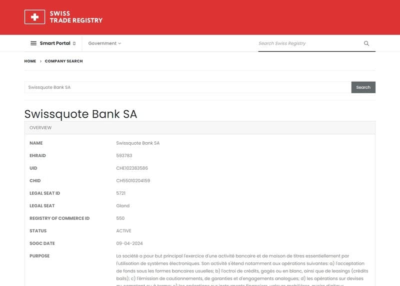 Corporate Information Inquiry