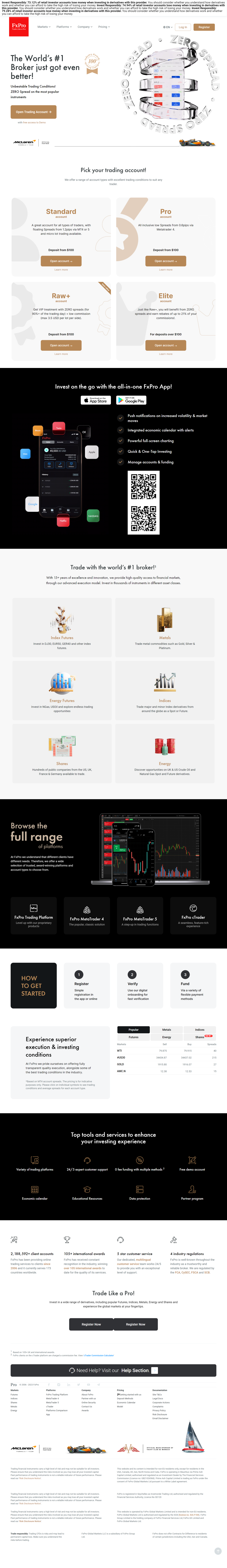FxPro · 浦汇官网