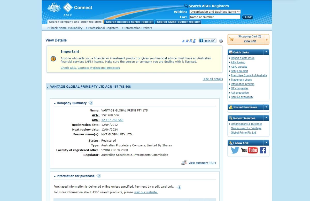 ASIC Regulatory Enquiries