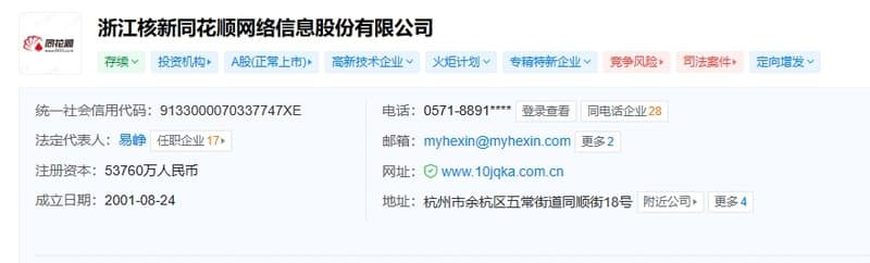 Company Registration Information