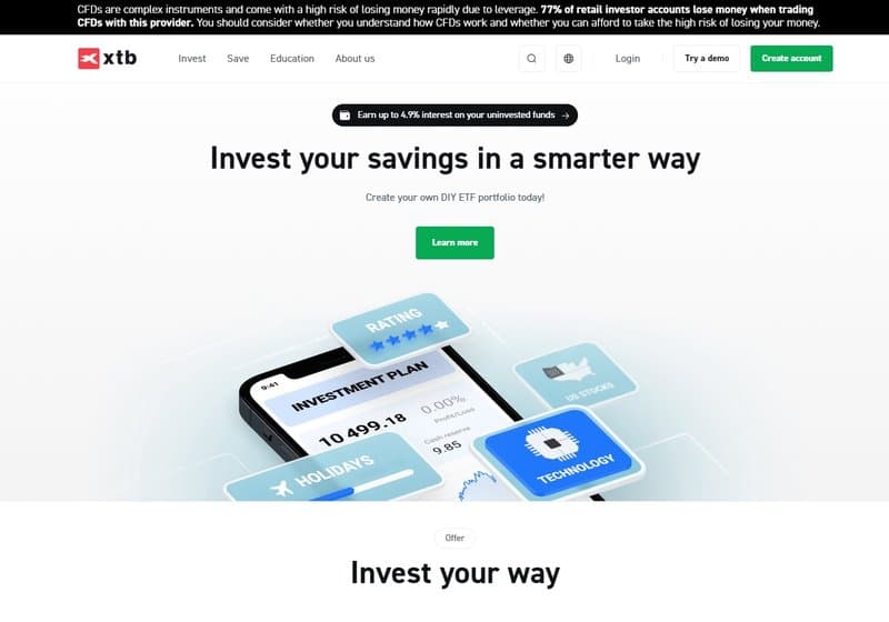 XTB Official Website