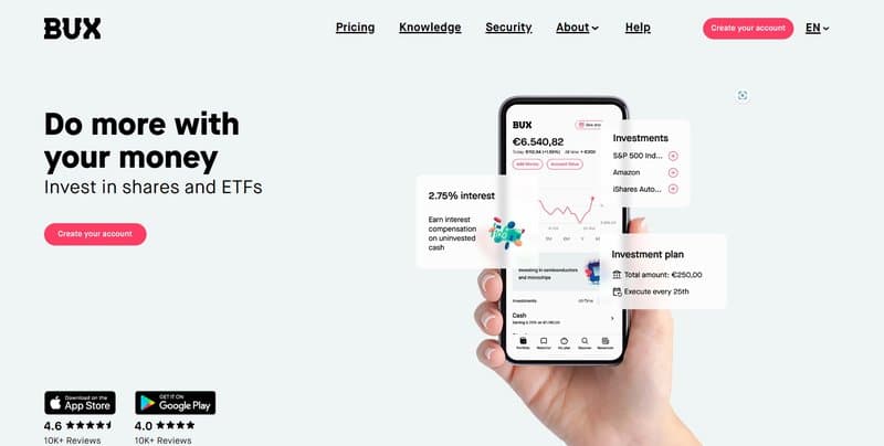 BUX Official Website