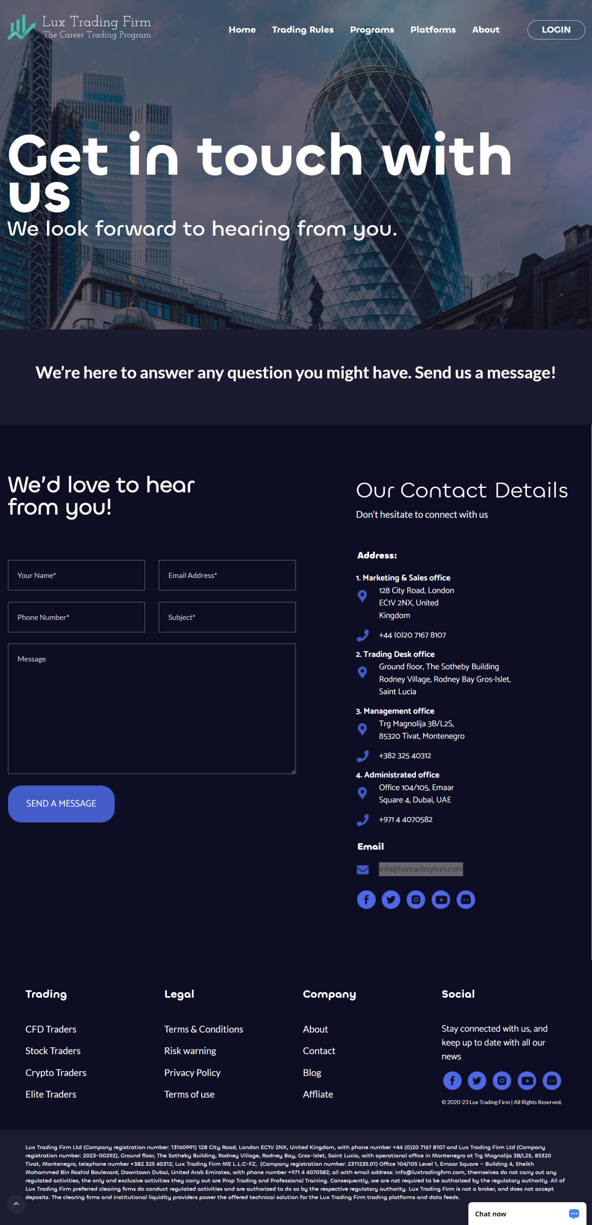 Lux Trading Firm官网