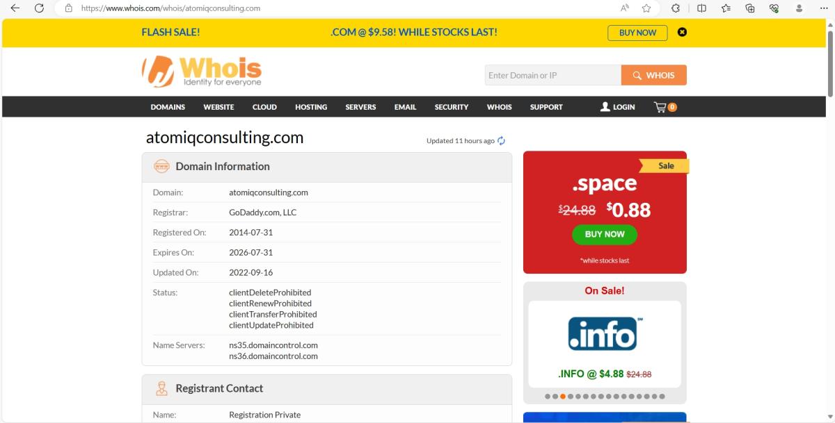whois.com域名年限数据
