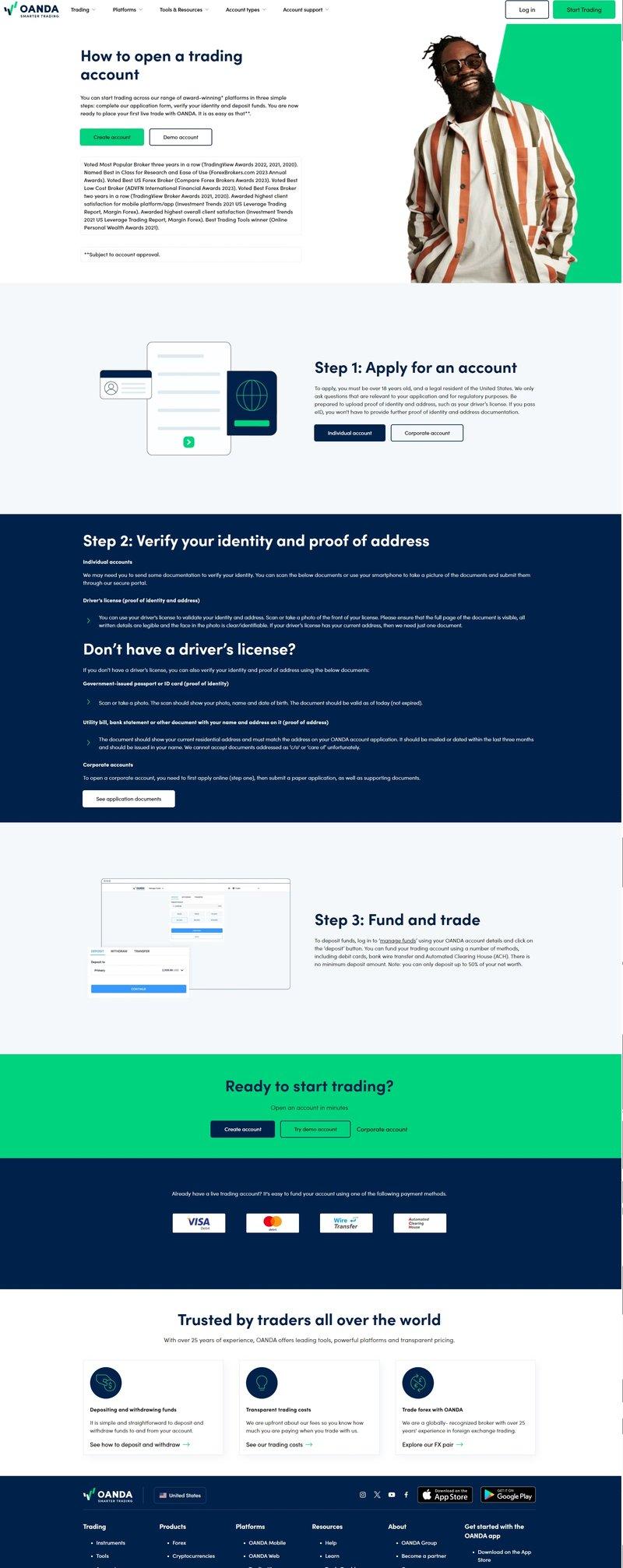 Account creation process