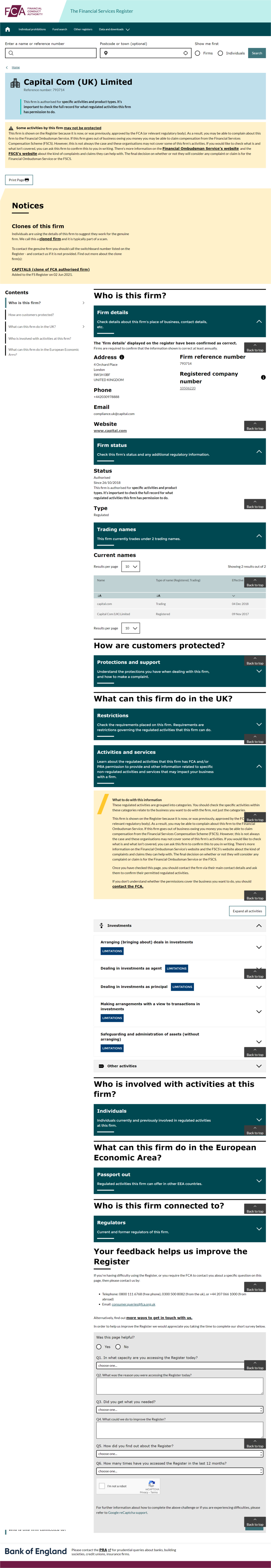 英国金融行为监管局(FCA)