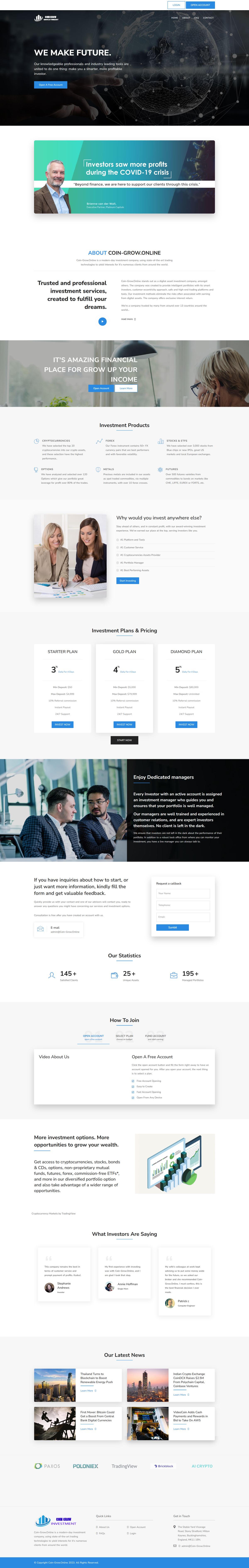 COIN GROW INVESTMENT的官网