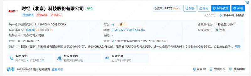 Shenzhi Finance official registration information